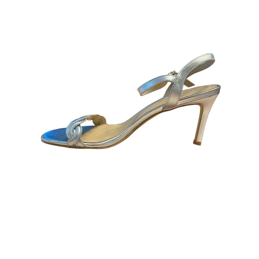 Stuart Weitzman Twisted Stiletto Heel Sandals Lea… - image 6